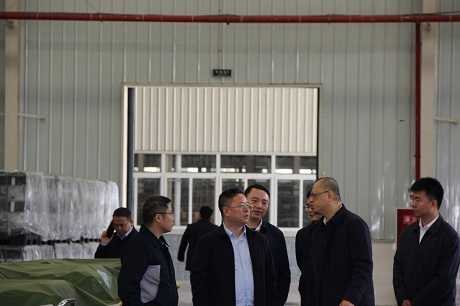 杨明率队光临绵阳非凡国际公司调研领导工作